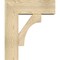 Ekena Millwork Westlake Block Rough Sawn Bracket w/ Offset Brace, Douglas Fir, 8"W x 22"D x 26"H BKT0806X22X26WTL05RDF - alternate 3